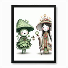 Chinese Couple Art Print