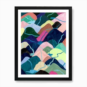 Rivers And Mountains Art Print