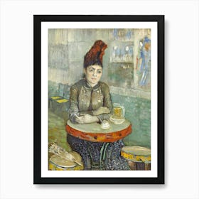 Agostina Segatori Sitting In The Café Du Tambourin, Vincent Van Gogh Art Print