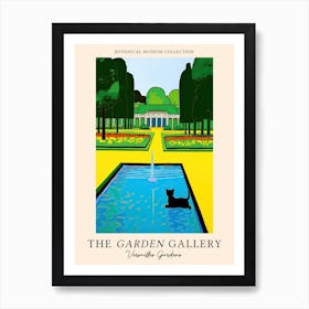 The Garden Gallery, Versailles Gardens France, Cats Pop Art Style 2  Art Print