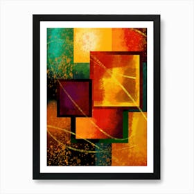 The Puzzle Box (Abstract design) Art Print