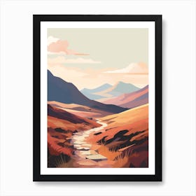 The West Highland Line Scotland 8 Hiking Trail Landscape Art Print