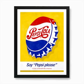 Pepsi | Pop art Art Print