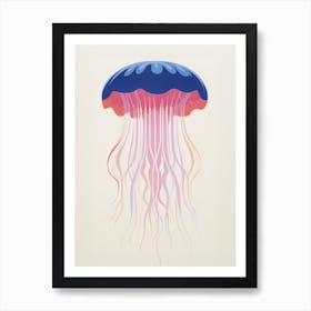 Irukandji Jellyfish Cartoon 6 Art Print