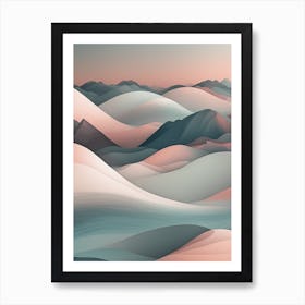 Abstract Landscape 2 Art Print