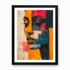 'A Woman'S Face' Art Print