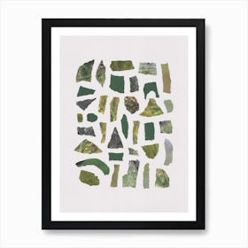 Shades Of Green Art Print