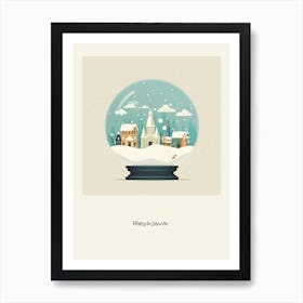 Reykjavik Iceland 3 Snowglobe Poster Art Print