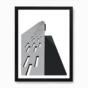 Balfron Tower, Black and White Art Print