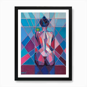 Cubist Woman (2010) Art Print