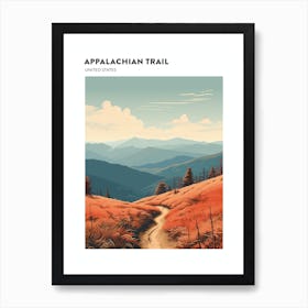 Appalachian Trail Usa 1 Hiking Trail Landscape Poster Art Print