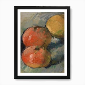 Two And A Half Apples, Paul Cézanne Art Print