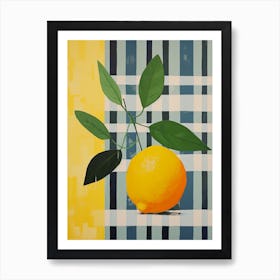 Matisse Inspired Abstract Lemon Tree Poster Art Print