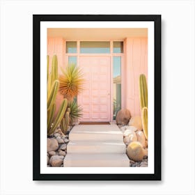 California Dreaming - Pink Mid-Century Art Print