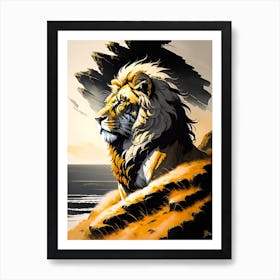 Majestic Lion Art Print