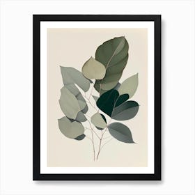 Eucalyptus Leaf Rousseau Inspired 2 Art Print