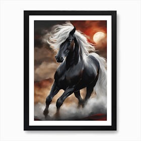 Horse In The Sky Art Print