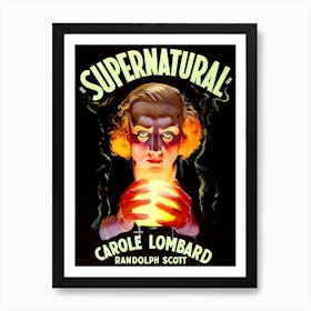 Supernatural, Fantasy, Movie Poster Art Print