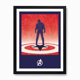 Captain America Film Poster Art Print