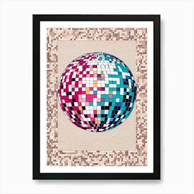 Disco Ball 10 Art Print