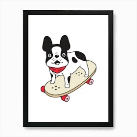 Prints, posters, nursery and kids rooms. Fun dog, music, sports, skateboard, add fun and decorate the place.15 Art Print