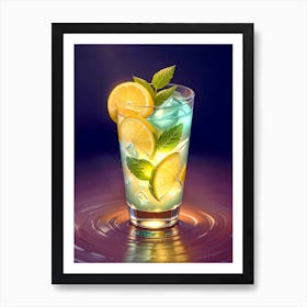 Iced Lemonade 1 Art Print