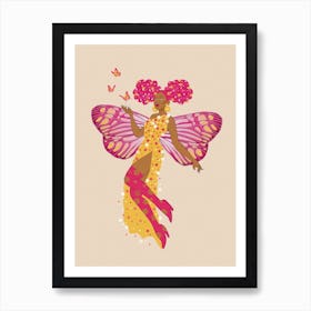 Butterfly Fairy Art Print