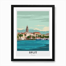 Split Croatia Travel Art Print