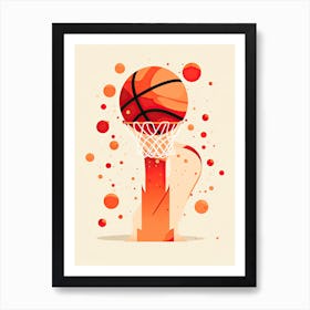 Basketball Victory Art Print