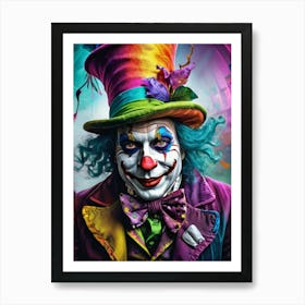 Colorful Madhatter #5 Art Print