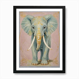 Circus Elephant Art Print