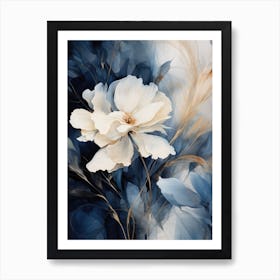 White Flower Art Print