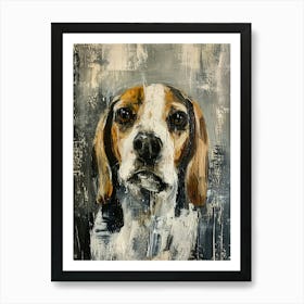 Beagle Acrylic Painting 20 Poster