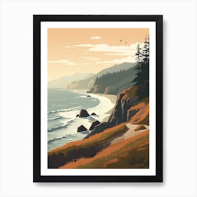 West Coast Trail Canada 4 Hiking Trail Landscape Art Print