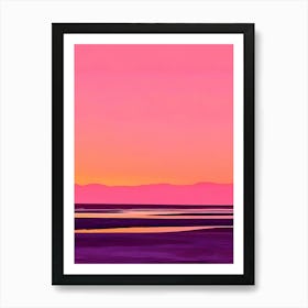 Sunset At The Beach 23 Art Print