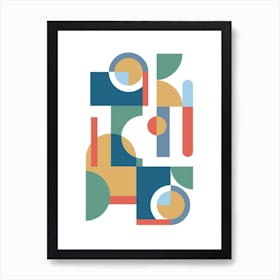 Shapes  Art Print