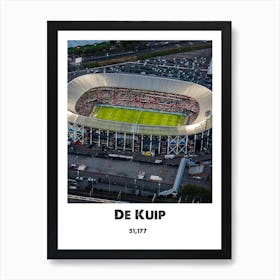 De Kuip, Football, Stadium, Soccer, Art, Wall Print Affiche