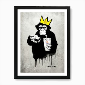 BURGER KONG Art Print