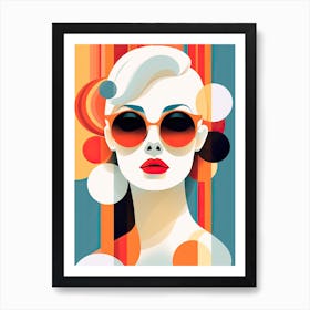 Retro Pop Art Art Print