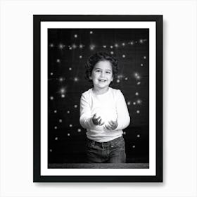 A Young Child Beams With Unbridled Joy The Light Twinkling In Their Eyes As They Occupy The Heart O (6) Art Print