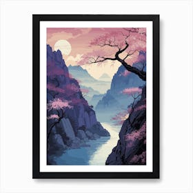 Japan Art Cherry Blossom Art Print