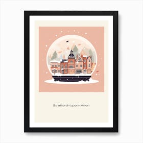 Stratford Upon Avon United Kngdom Snowglobe Poster Art Print