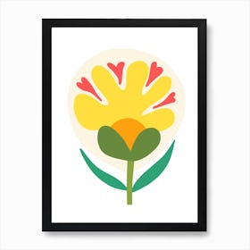 Folk Art Flower Art Print