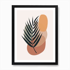 Abstract Palm Leaf Art Print