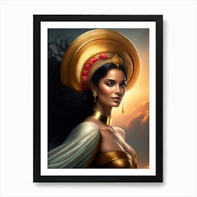 Egyptian Goddess 1 Art Print