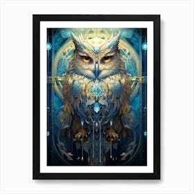 Owl Of The Night Art Print