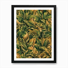 Tropical Leaves 26 Art Print