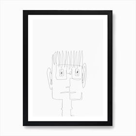 Fy! Line Man Art Print