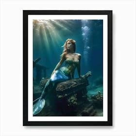 Mermaid-Reimagined 71 Art Print