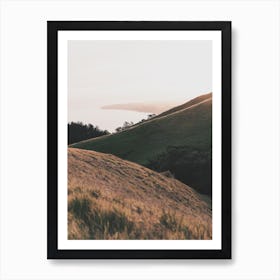 Rolling Hills In Countryside Art Print